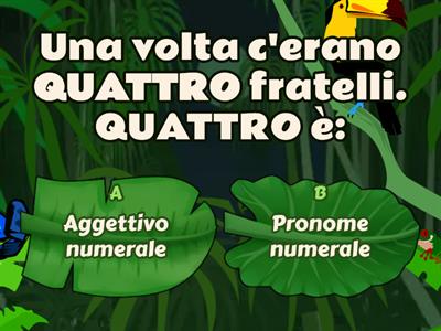 QUIZ. Aggettivi e pronomi numerali 