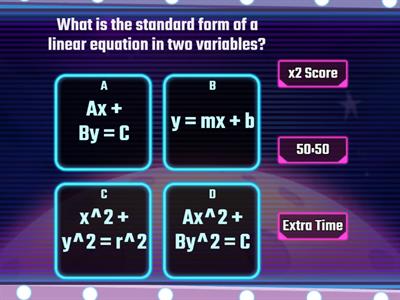 Linear Equations in Two Variables