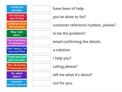 Customer service language matching