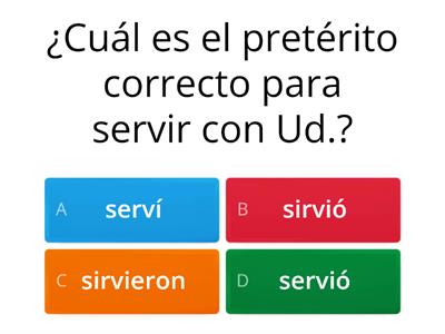  Preterite Stem-Changing Verbs