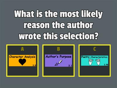 Types of STAAR Questions