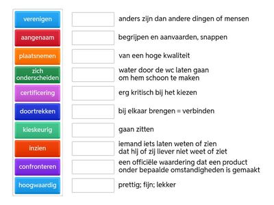 thema 2 LINK + B1 /B2 woorden 