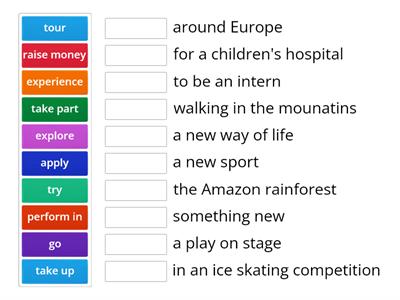 Roadmap B1 3A collocations