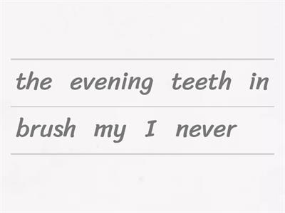  Adverbs of frequency