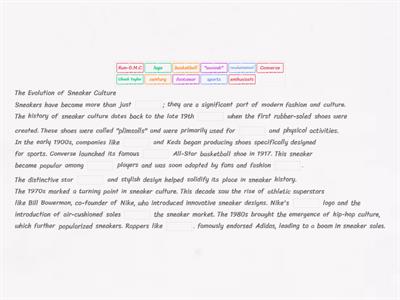 Complete the Paragraph