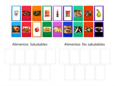 Clasificación de Alimentación Saludable/ No saludable