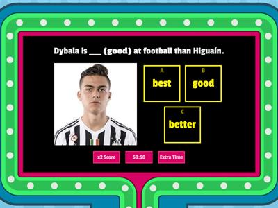 Comparatives and Superlatives A2