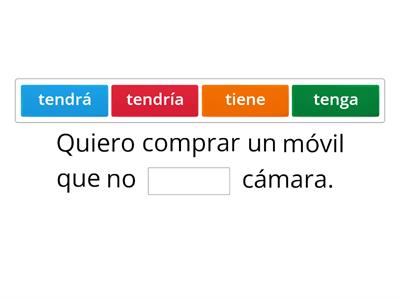 Subordinadas adjetivas indicativo/subjuntivo