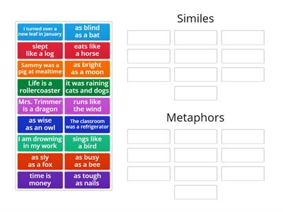  Similes and Metaphors