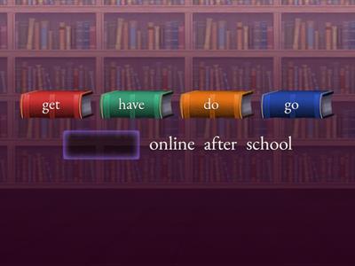 Verbs with "do, get, go or have"