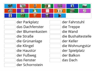 Meine Begegnungen A1 S.174 A8  Was gehört zu dem Haus?