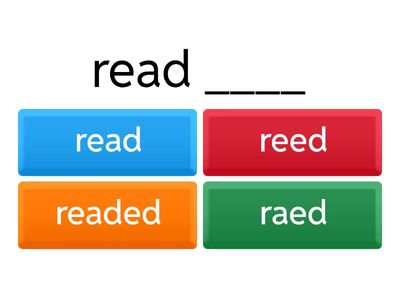 czasowniki nieregulrane część III