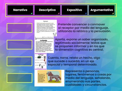 Comprensión Lectora - Tipo de Textos 