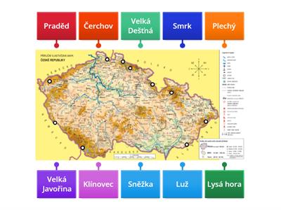 4. ročník Vlastivěda naše vlast / Nejvyšší bod pohoří