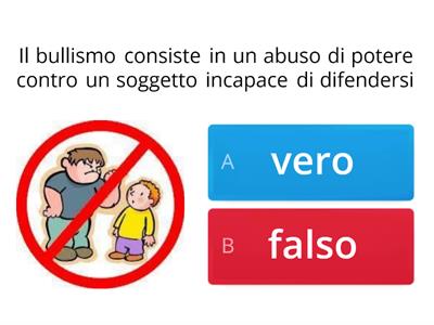 2 LEZIONE ATTIVITA' PRELIMINARE PIANO COGNITIVO GIOCO VERO/ FALSO