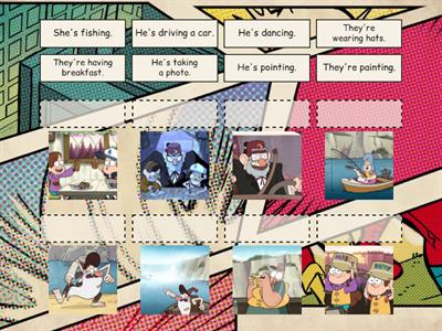 Gravity Falls. Actions