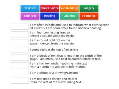 Layout and Text Features