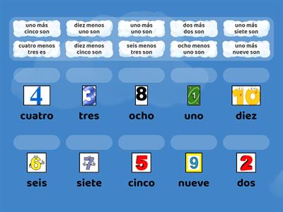 (a) Maths Time! Numbers 1-10