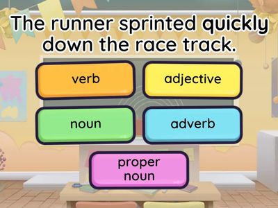 Verb adjective noun adverb