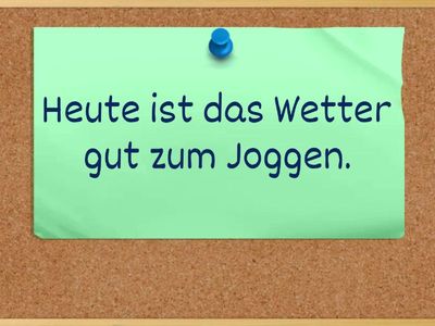 Negation zum Thema Sport  A2 