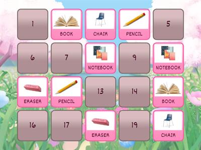 Memory GAME - SCHOOL OBJECTS