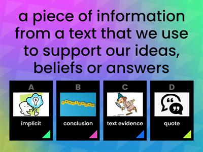 Academic Vocabulary Check: RL.4.1/RL.5.1