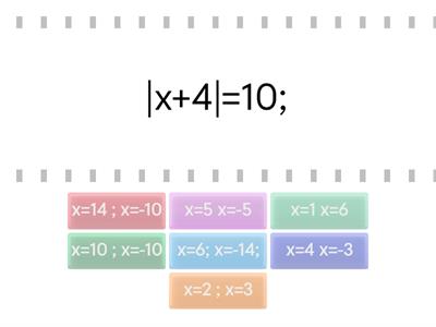 Линейные уравнения, содержащие переменную под знаком модуля