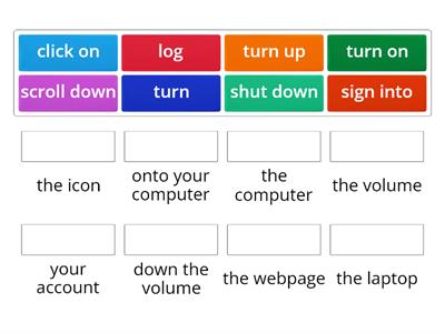 Eyes Open 2 Unit 5 computer verbs