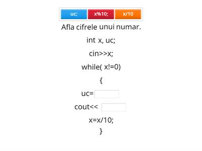 Prelucrarea cifrelor unui număr2. C++