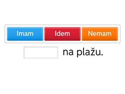 Rečenice / Sentences