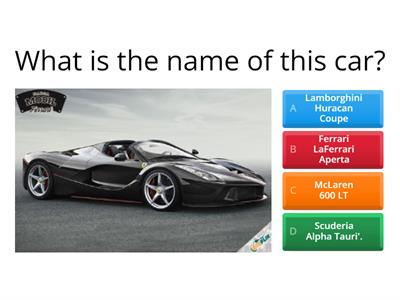  SPORT CAR (5 Question )