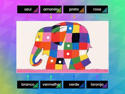  As cores de Elmer