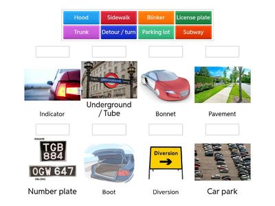 American English vs. British English 3 - transport