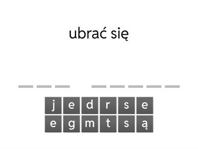 Angielski czynności klasa 4