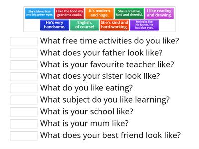 look/look like/be like (ff3)