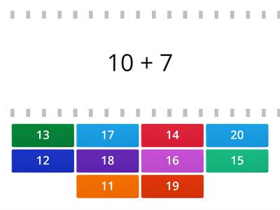 Teen Number Match