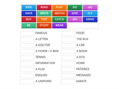 Collocations