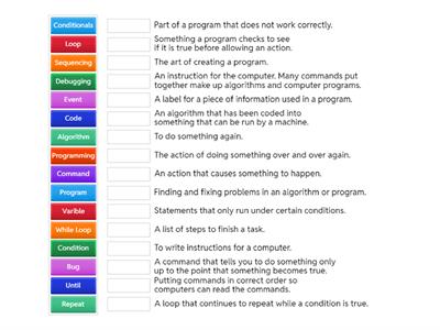 Coding Vocabulary