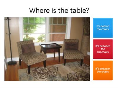 Prepositions of place 