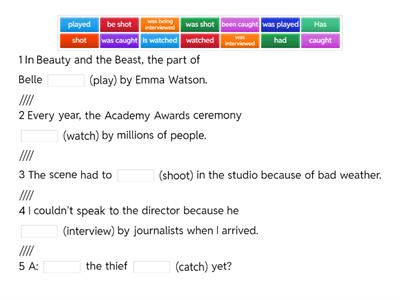 EC I2 M1 - Passive Grammar Activity