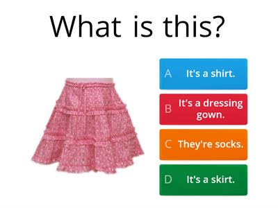 15 clothing words quiz 