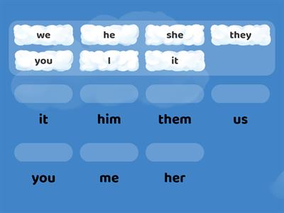 objective pronouns