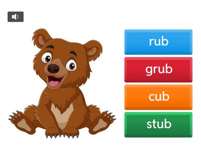 K U3W6 -ub Word Family