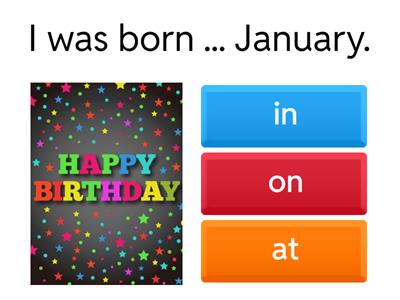 PREPOSITIONS IN, ON, AT