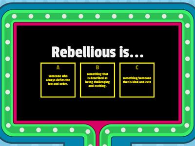 Vocab revision (English File) 