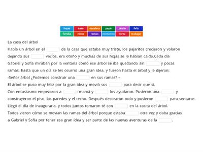 Leo y completo el cuento