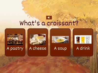 Quiz 2 (KS1): French Food! 