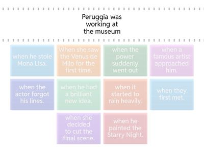 Past continuous and past simple 1st ESO