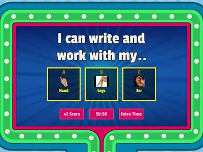 Functions of parts of body.