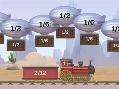 Equivalent Fractions Balloon Pop